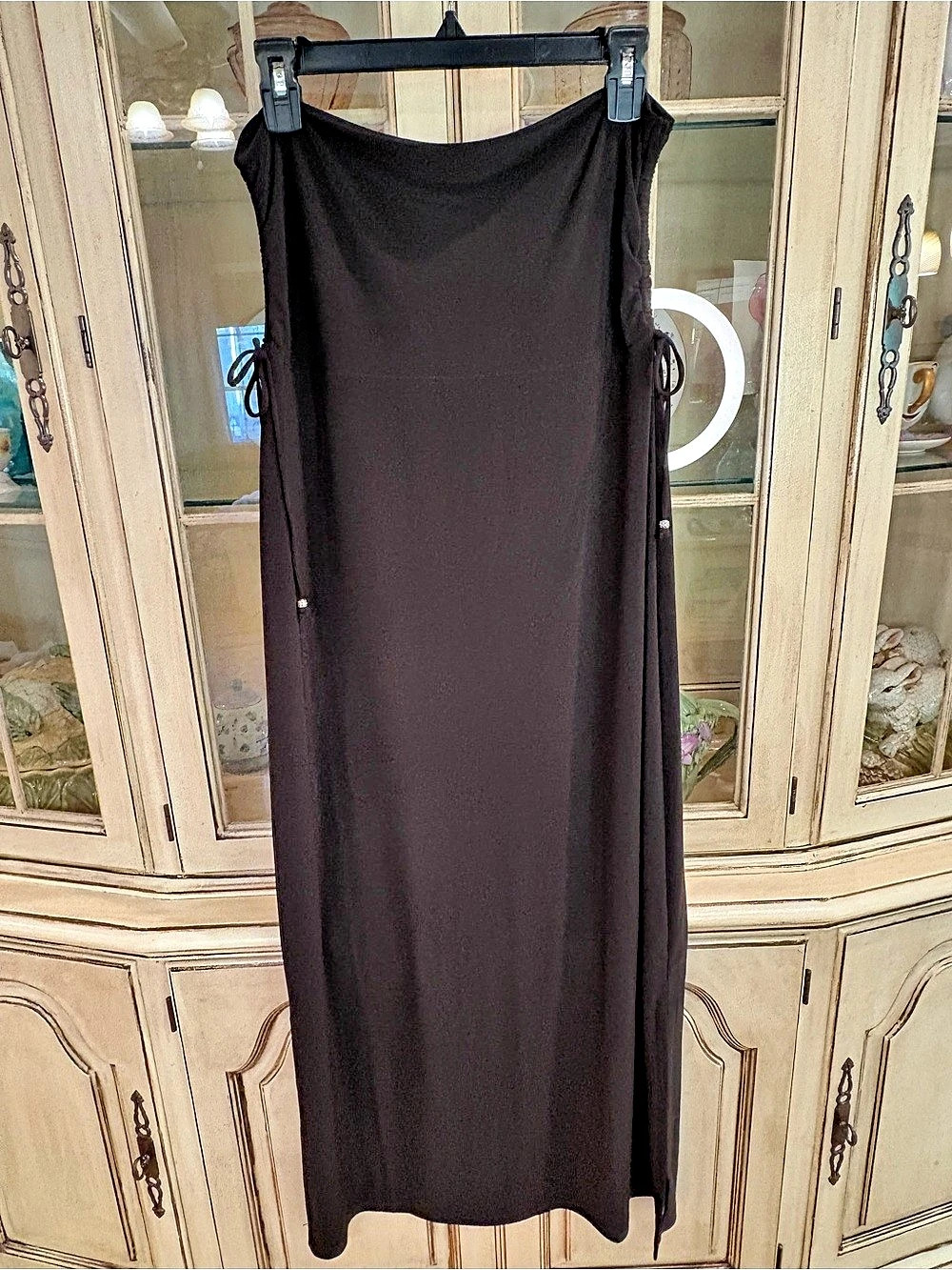 White House Black Market Black Dress Size Medium Like New